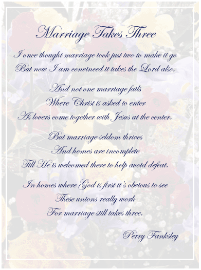 Marriage Takes Three